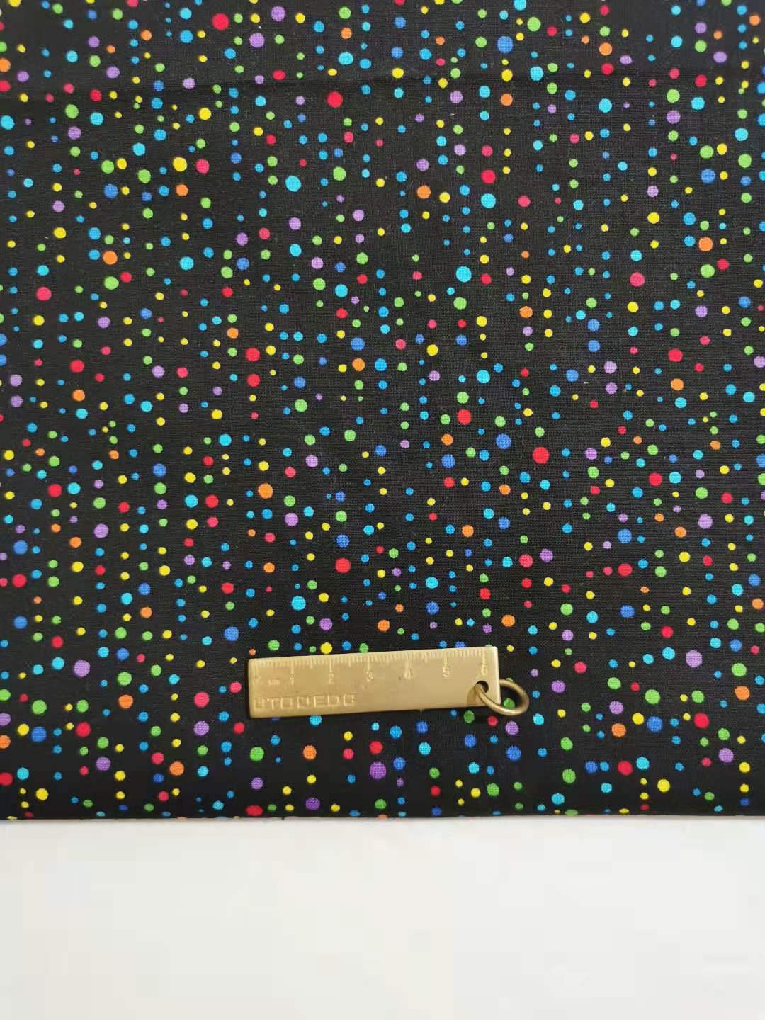 Tissu en coton multicolore arc-en-ciel, plusieurs couleurs, motifs à pois, bricolage, couture de vêtements, Patchwork