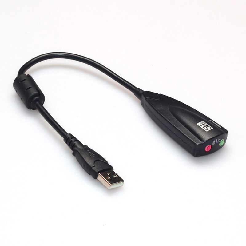 5H V2 7.1 External USB Sound Card 5hv2 Audio Adapter USB To 3D CH Virtual Channel Sound Track for Laptop PC QJY99