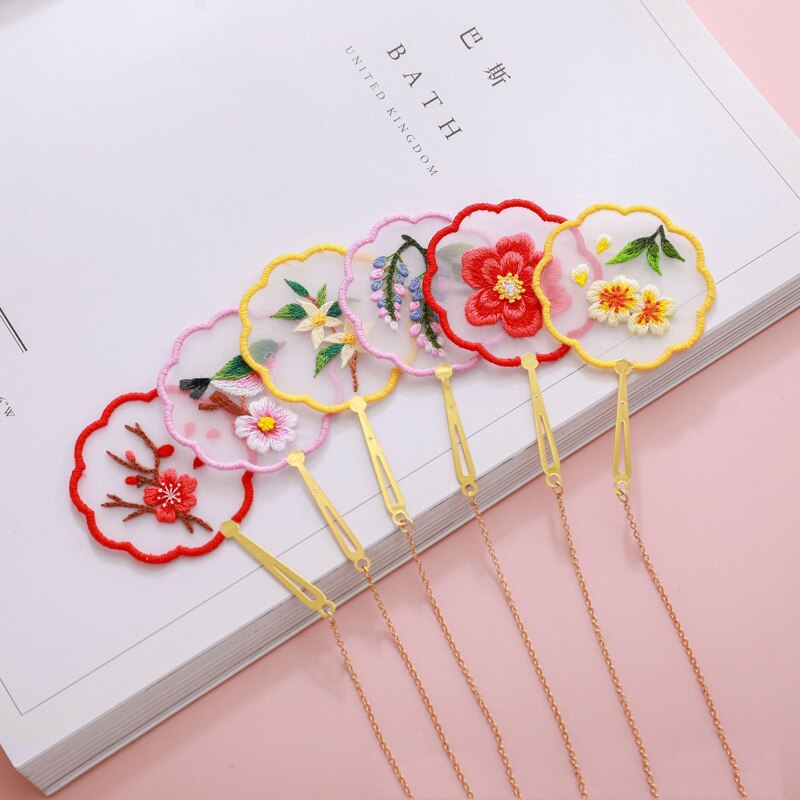 Chinese DIY Panda Embroidery Kit of Bookmark Handmade Needlework Cross Stitch Sewing Craft Unfinished Kit Home Decor