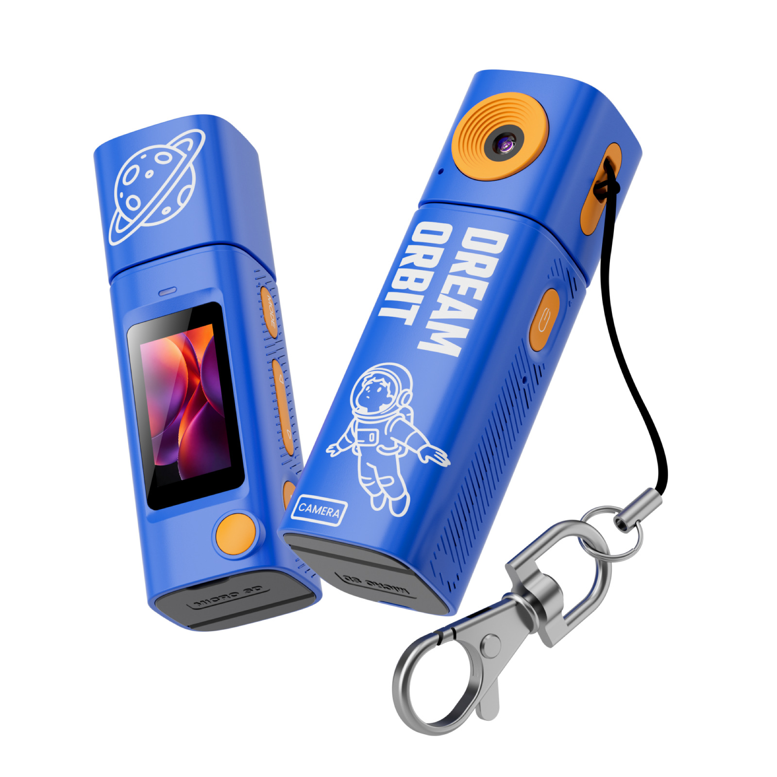 G10 Thumb Lipstick Mini Camera 2K HD Portable Small Video Recorder Long Battery Life Sports Camcorder for Student Outdoor Vlog: Blue