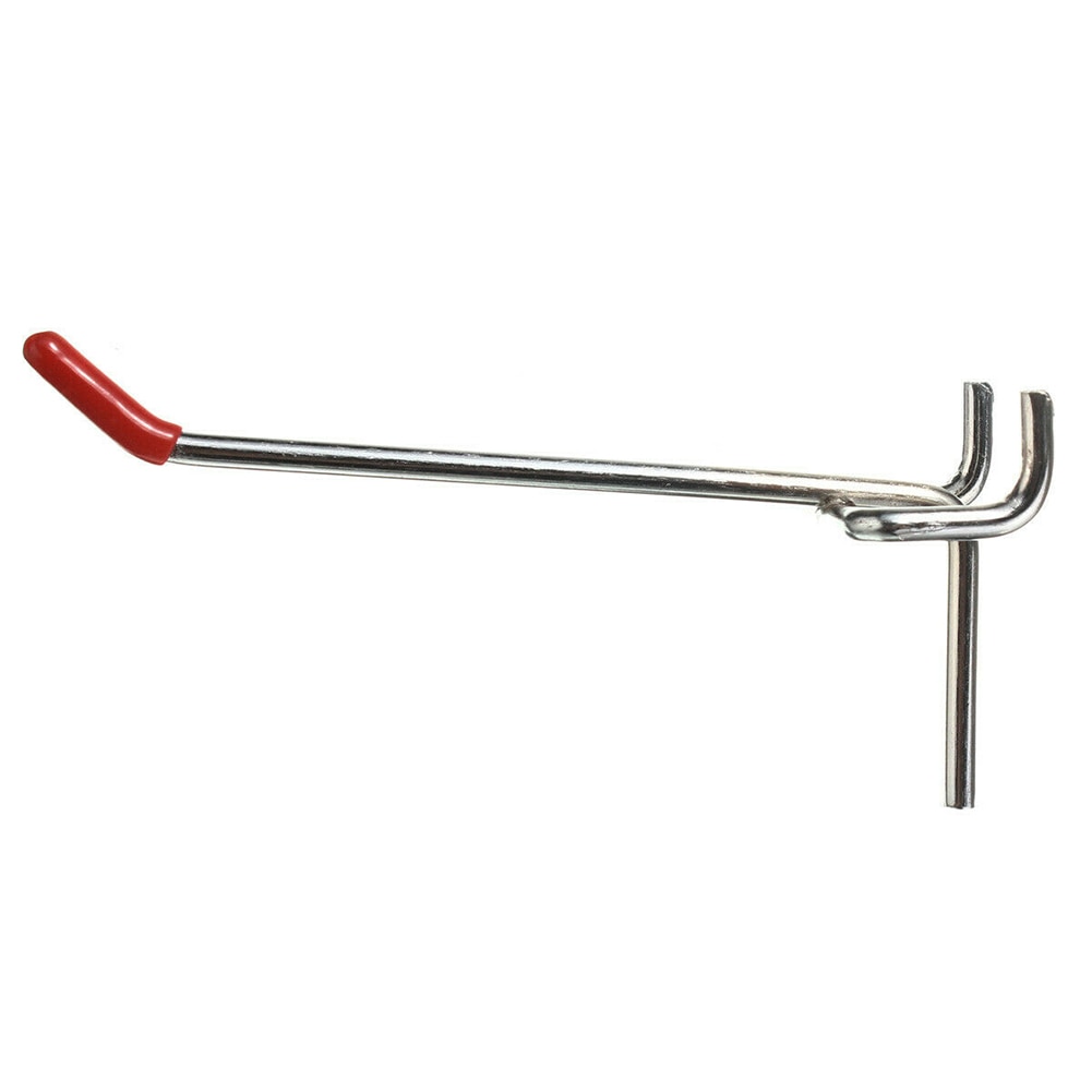10pcs Retail Shop Display Hanger Goods Shelf Pegboard Hook Tools Iron DIY Accessories Durable Home Wall Mounted Storage Holder