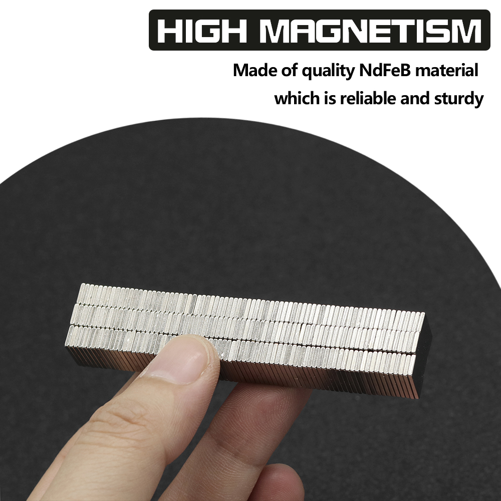 5~1000pcs 10x5x1mm Strong Block Magnet for Refrigerator Magnets DIY Craft Science Projects Office Whiteboard Workshop 10*5*1