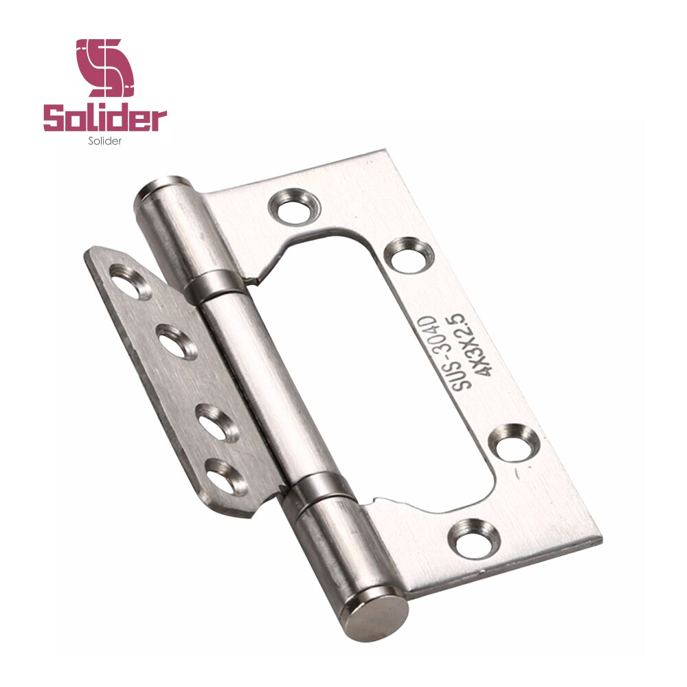 2 stücke 100 x71mm 4 zoll Edelstahl murmeln-in-Gesetz Stumm Lagerbier Tür Fenster Scharnier Hause Scharnier möbel Hardware- Zubehör