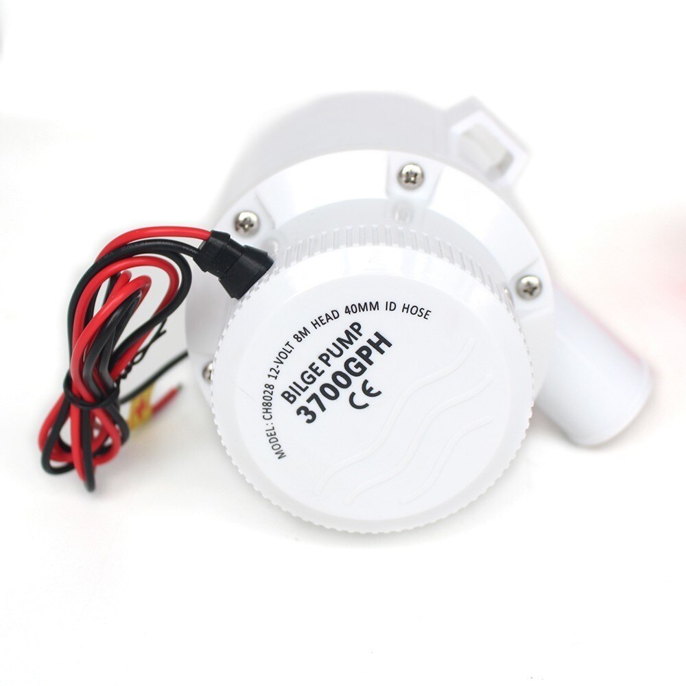 Large flow dc 12v 24v bilge pump 3700GPH electric water pump for boat accessories marin,submersible boat water pump 12 24 v volt