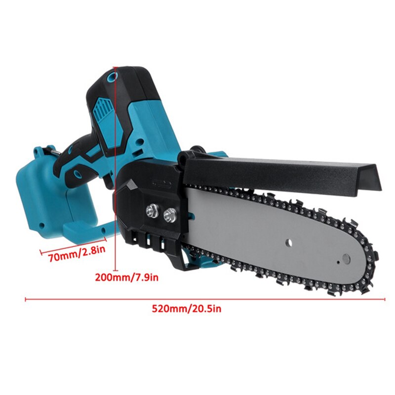 8 inch Electric Saw Chainsaw Wood Cutters Bracket Brushless Motor For Makita 18v Battery Chain Saw Power Tool Without Batteries