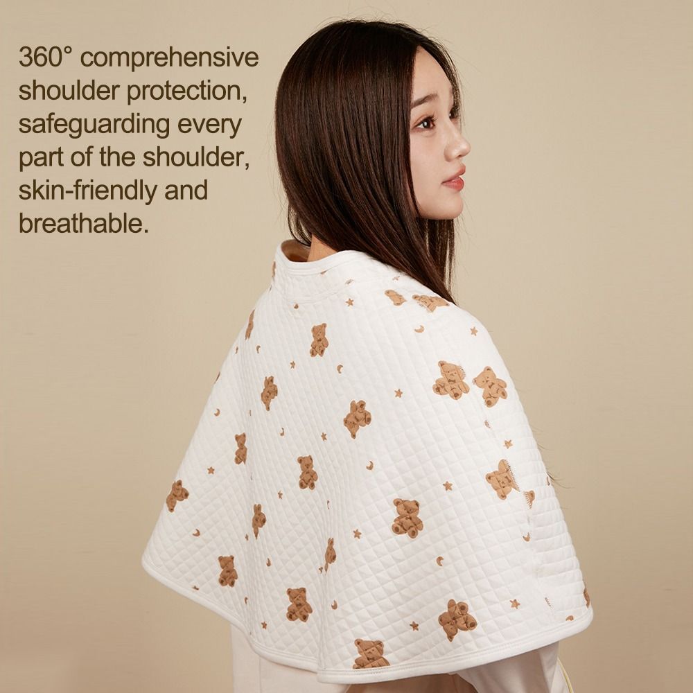 Bloemen bedrukte katoenen moeder Cape deken ademende voedingshoes cartoon mama sjaal zacht warm houden borstvoedingshoes