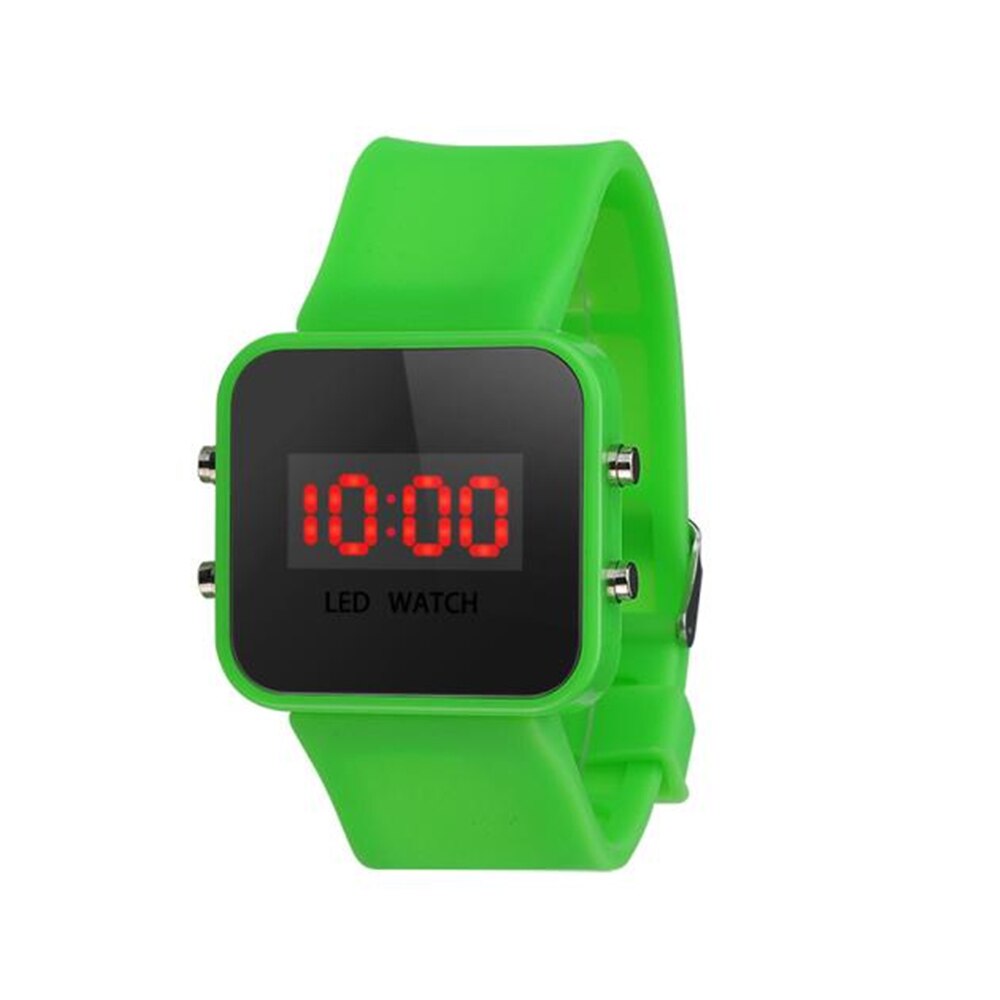 Children Kids Girl Boy Watch LED Screen Digital Silicone Strap Watch Sport Wrist Watch Wristwatch