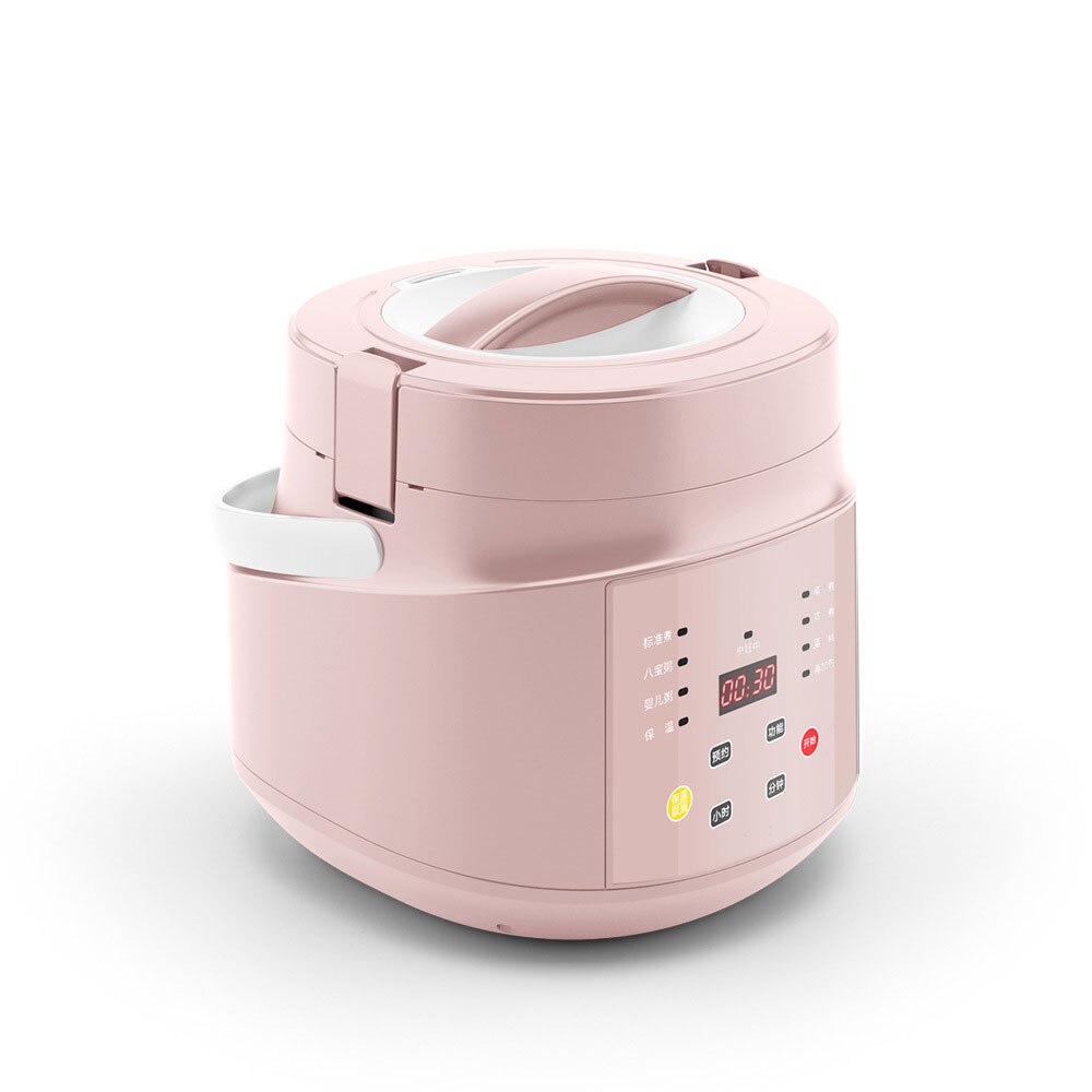 Good Rice Cooker Electronic Machine Portable Mini Rice Cooker Electric Appliance For Car/Truck: Pink