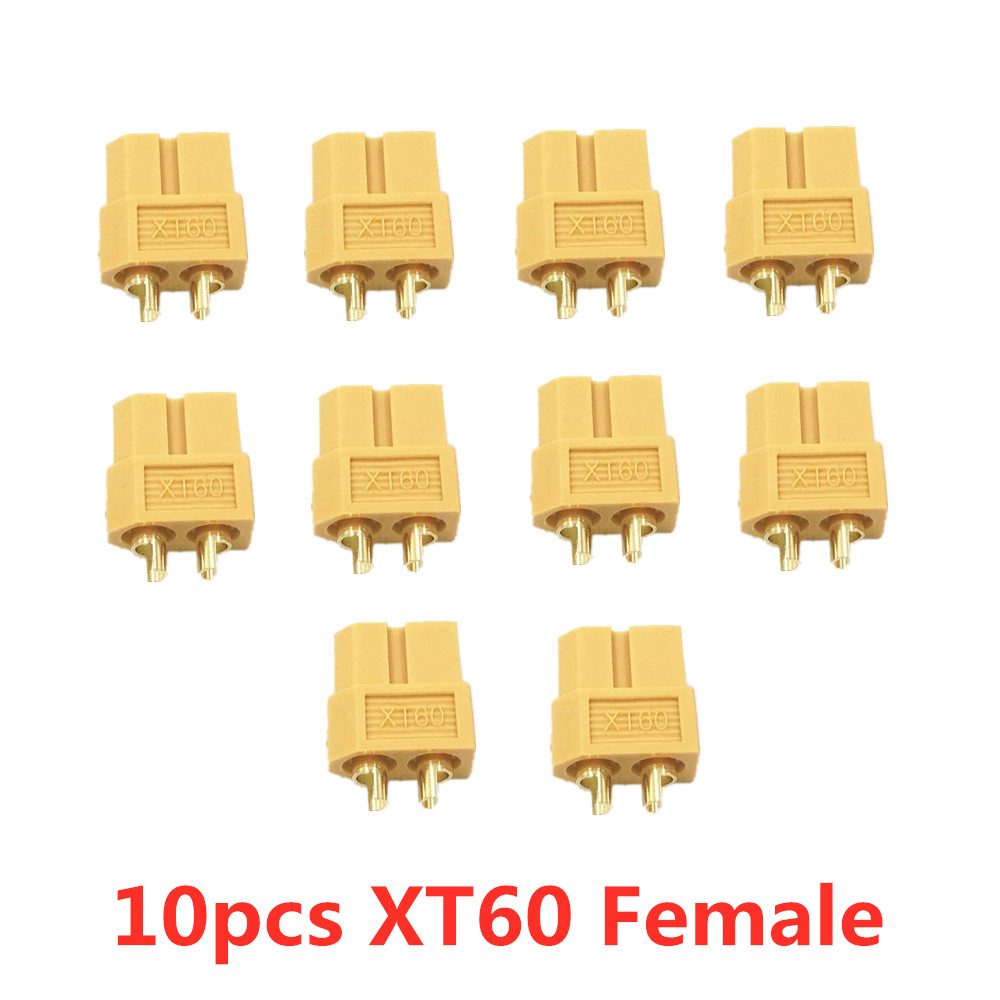 Connettore XT60 XT60 XT30 XT90 T maschio femmina proiettile connettori spine per batteria RC Lipo (5/10 paia) all'ingrosso: 10pcs XT60 Female