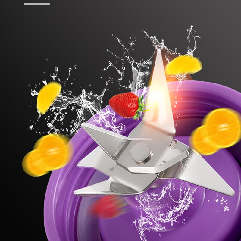 Portable USB Electric Fruit Juicer Handheld Vegetable Juice Maker Blender Rechargeable Mini Juice Making Cup With Charging Cable