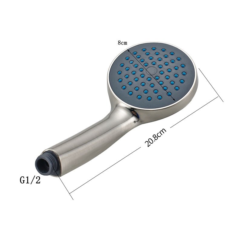 Suguword – robinet de douche à main brossé, accessoires de remplacement, douche à main, pluie à fonction unique