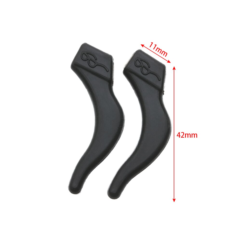 4Pcs Anti Slip Siliconen Bril Oor Haken Voor Kinderen En Volwassenen Ronde Grips Brillen Sport Tempel Tips Zachte Oor haak