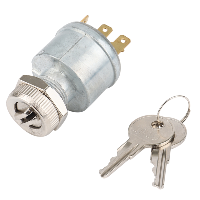 Topfor EZGO TXT Ignition Switch, Starter Switch Key Fits Golf Cart 33639-G01,Golf Cart Accessories