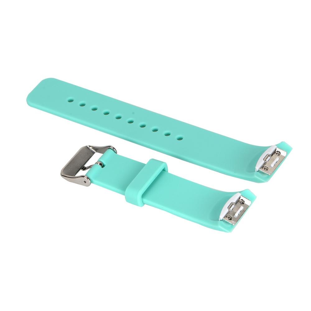 16 kleuren zachte siliconen horlogeband voor samsung galaxy gear  s2 r720 r730 vervangende armbandband voor sm -r720 smartwatch: Eend groen