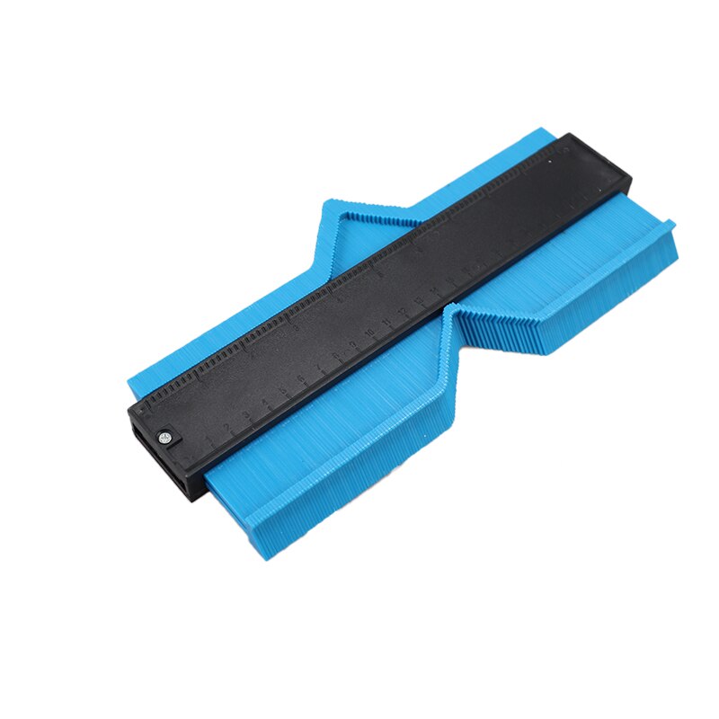 Outils de menuisier, jauge de Contour de forme, duplicateur, outil de mesure de profil, gabarit de copie de Contour: 10inch Blue