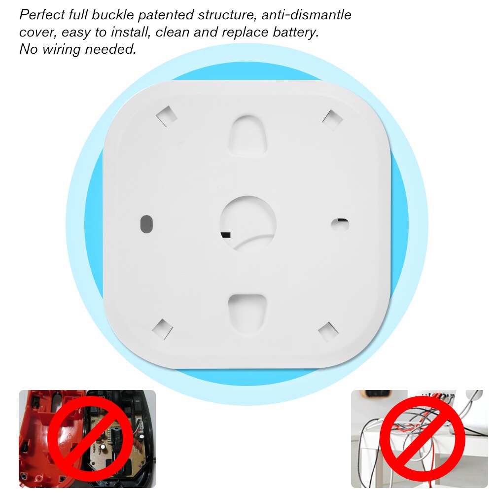 Photoelectric Smoke Alarm High Sensitive Wireless System Security Independent Smoke Detector Fire Protection Sensor