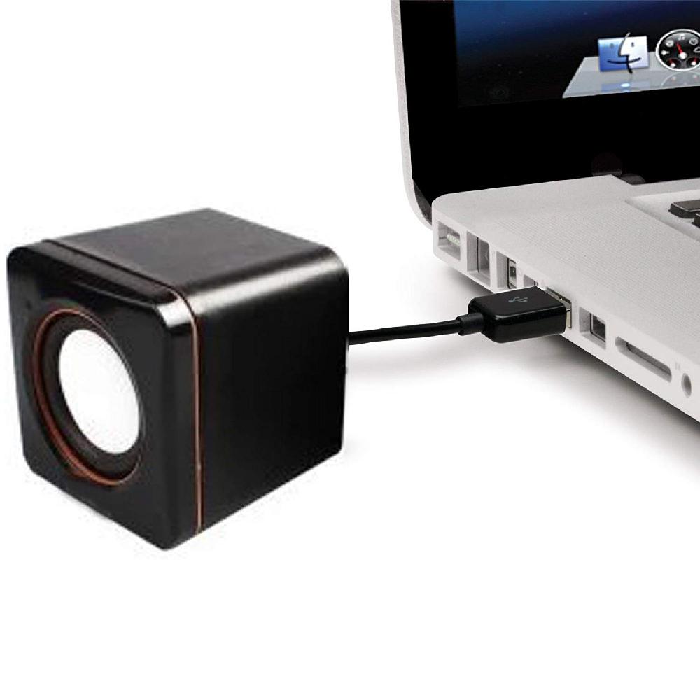HobbyLane Portable Computer Speakers USB Powered Desktop Mini Speaker Bass Sound Music Player System Wired Small Speaker d29