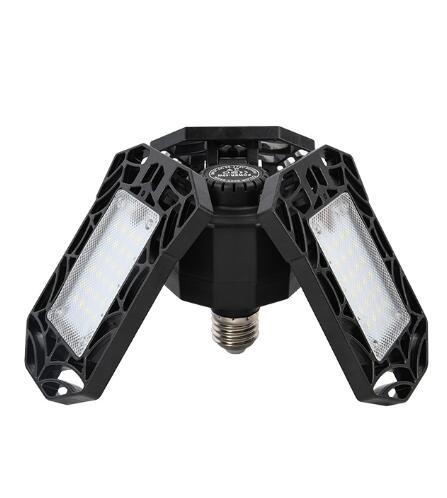 Lâmpada de led ufo e27, luz alta para garagem, 40w, 85-265v, para posto de gasolina, cobertura, oficina, campo de futebol: Preto