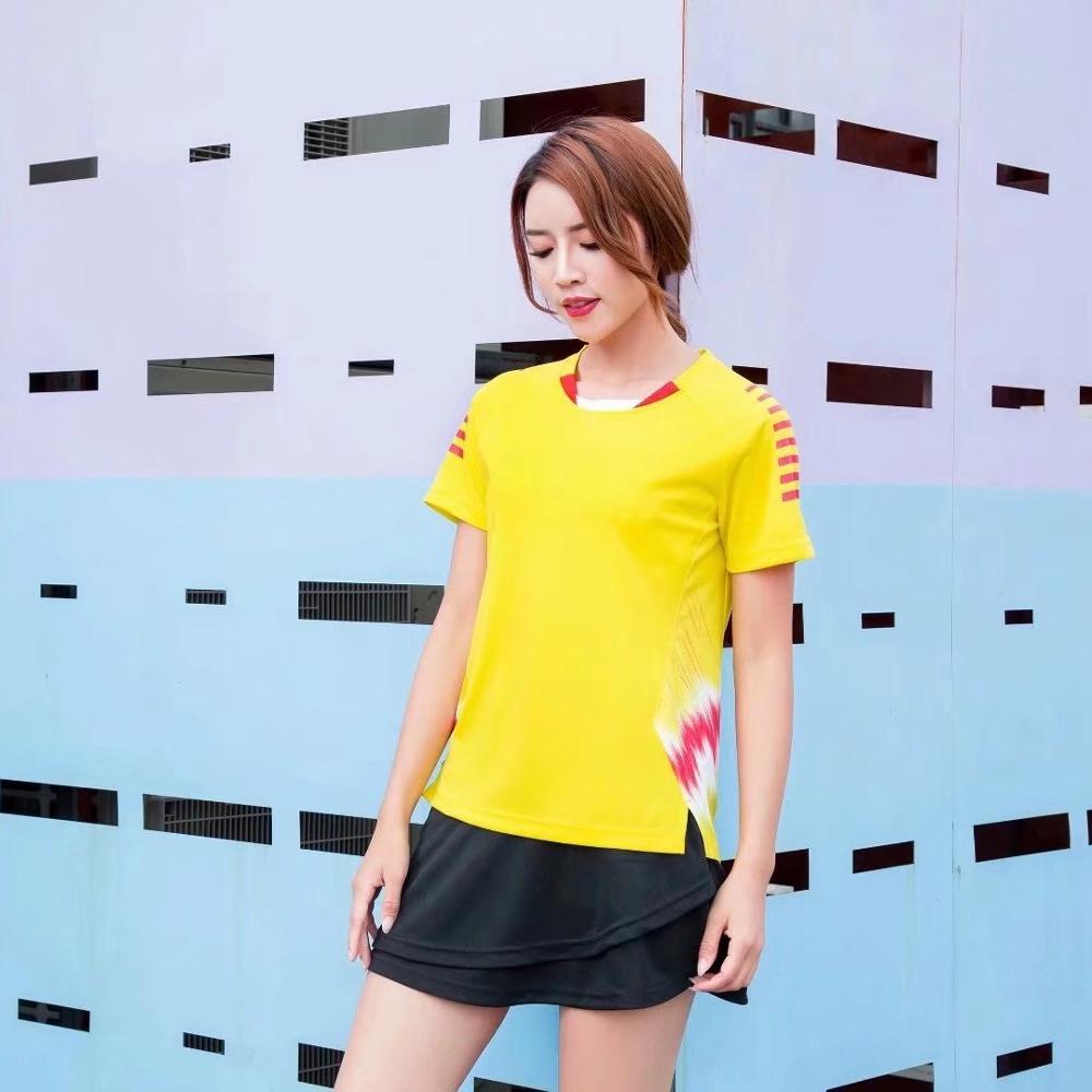 Free Print Qucik dry Badminton sports clothes Women/Men , Tennis suit , badminton wear sets, table tennis clothes