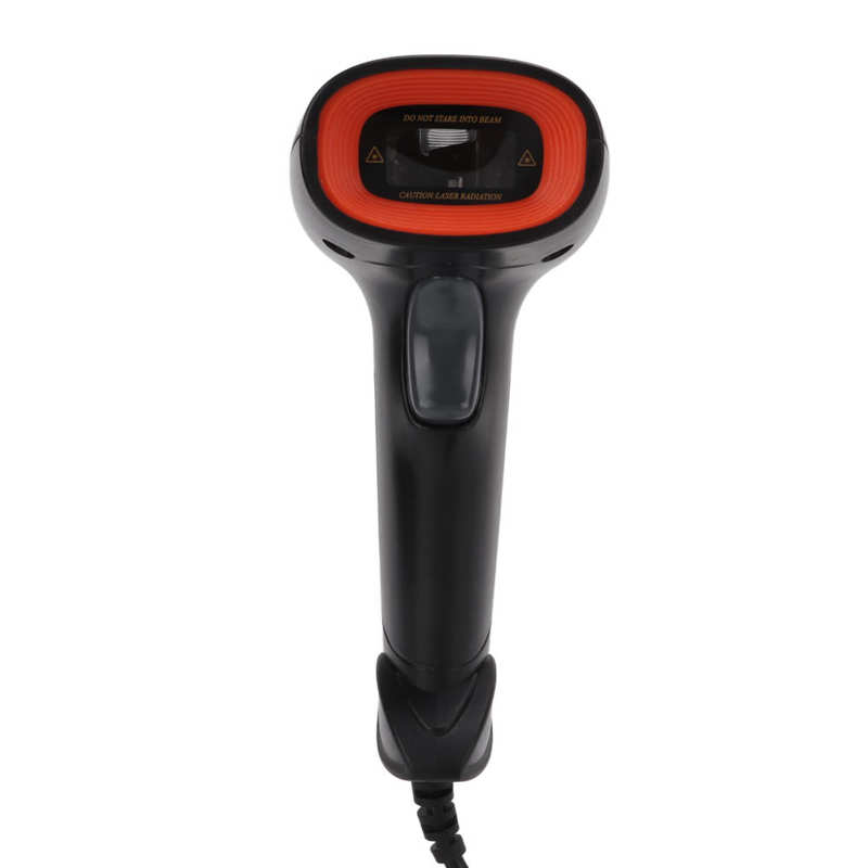 Barcode Scanners Good Compatibility Impact Resistant Barcode Scan Gun Handheld USB Durable for Supermarket for Store