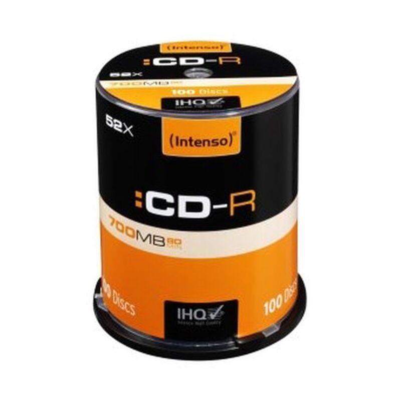 CD-R Intenso 1001126 52X700 Mb (100 Uds)