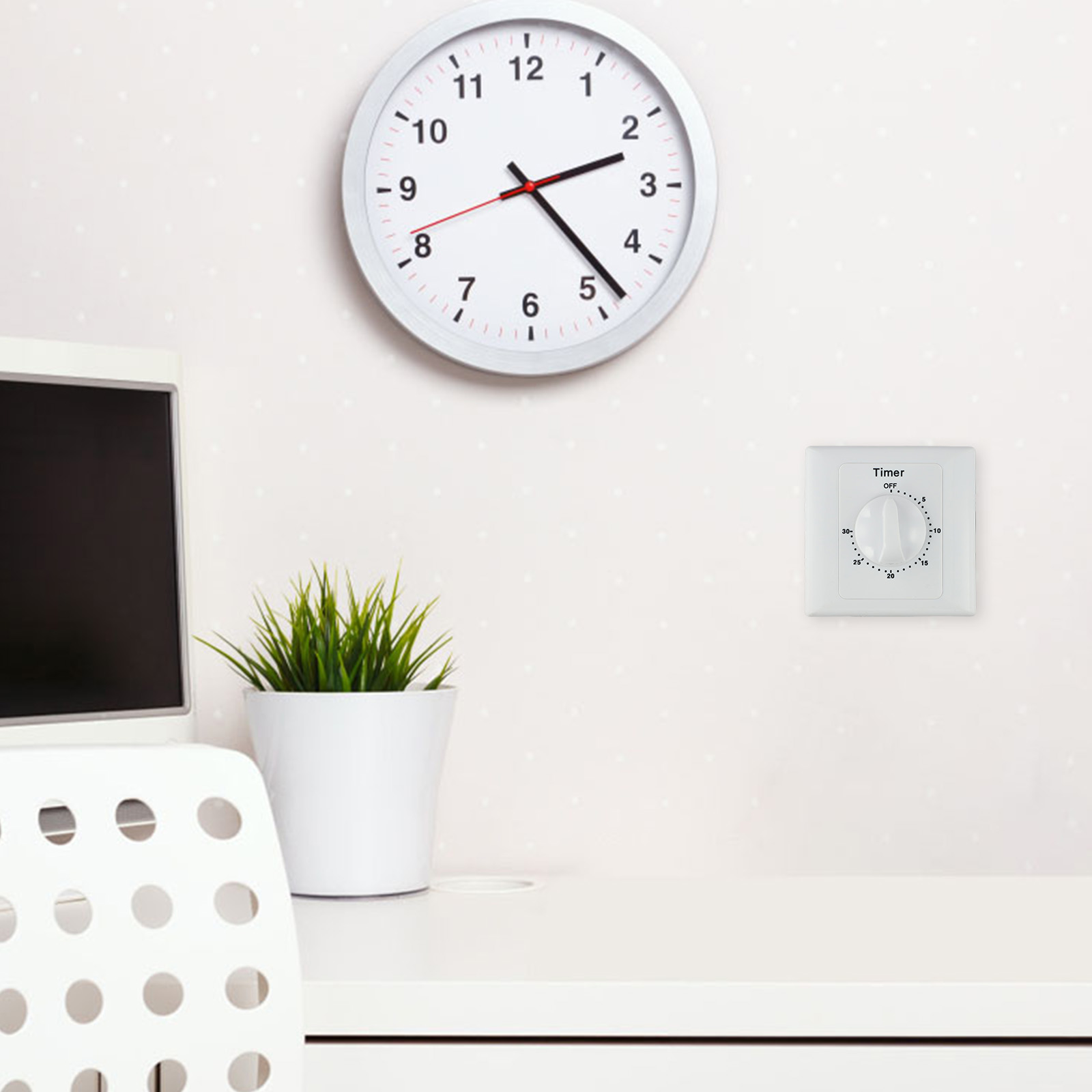 Interruptor temporizador digital com fácil instalação, perfeito para gerenciar aparelhos como dispensadores de água e bicicletas elétricas