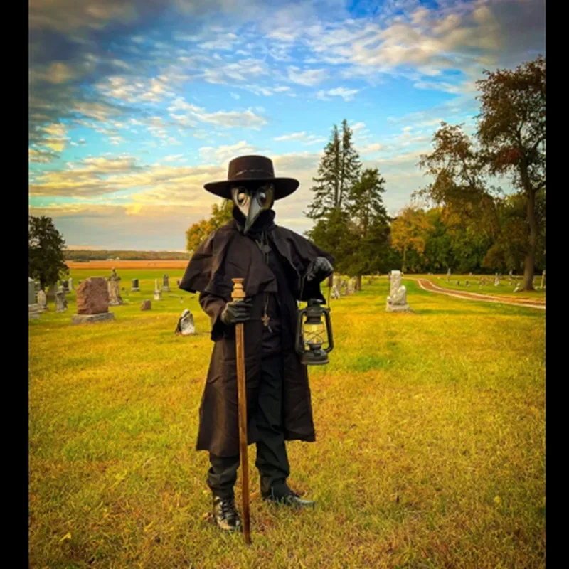 Halloween manto cosplay traje adultos feiticeiro camisa longa com capuz preto robe traje feiticeiro túnica com capuz robe