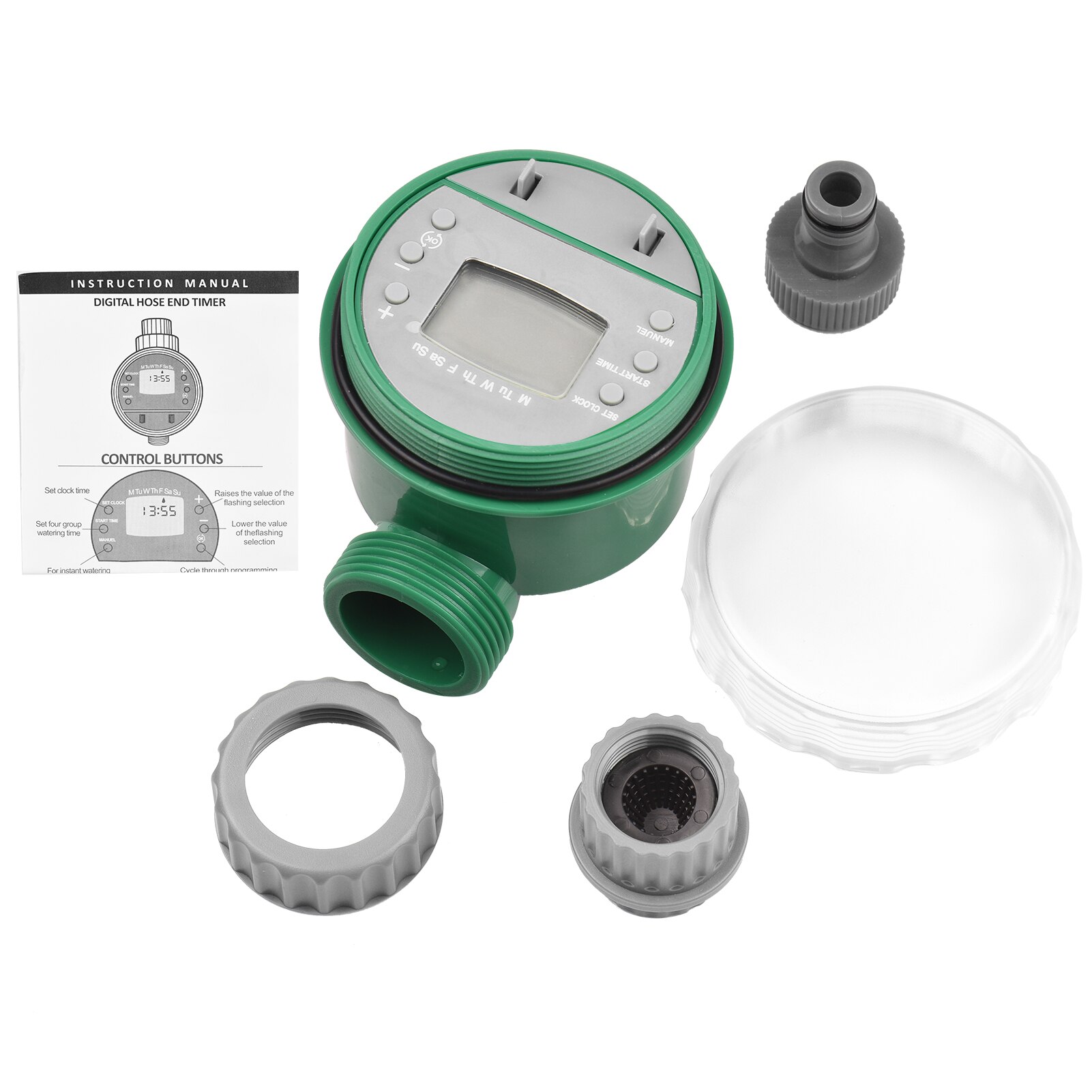 Digital Automatic Watering Timer Programmed Garden Irrigation Timer Battery Operated Intelligent Water Irrigation Controller