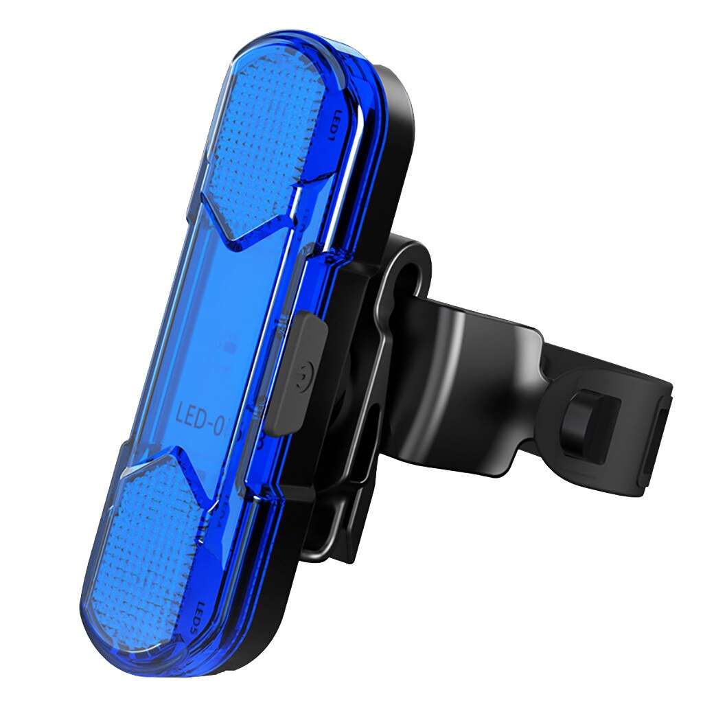 Road Mountain Bike Light Charging LED Flash Waterproof Bicycle Tail Light Bike Rear Light Night riding safety warning lights: BU