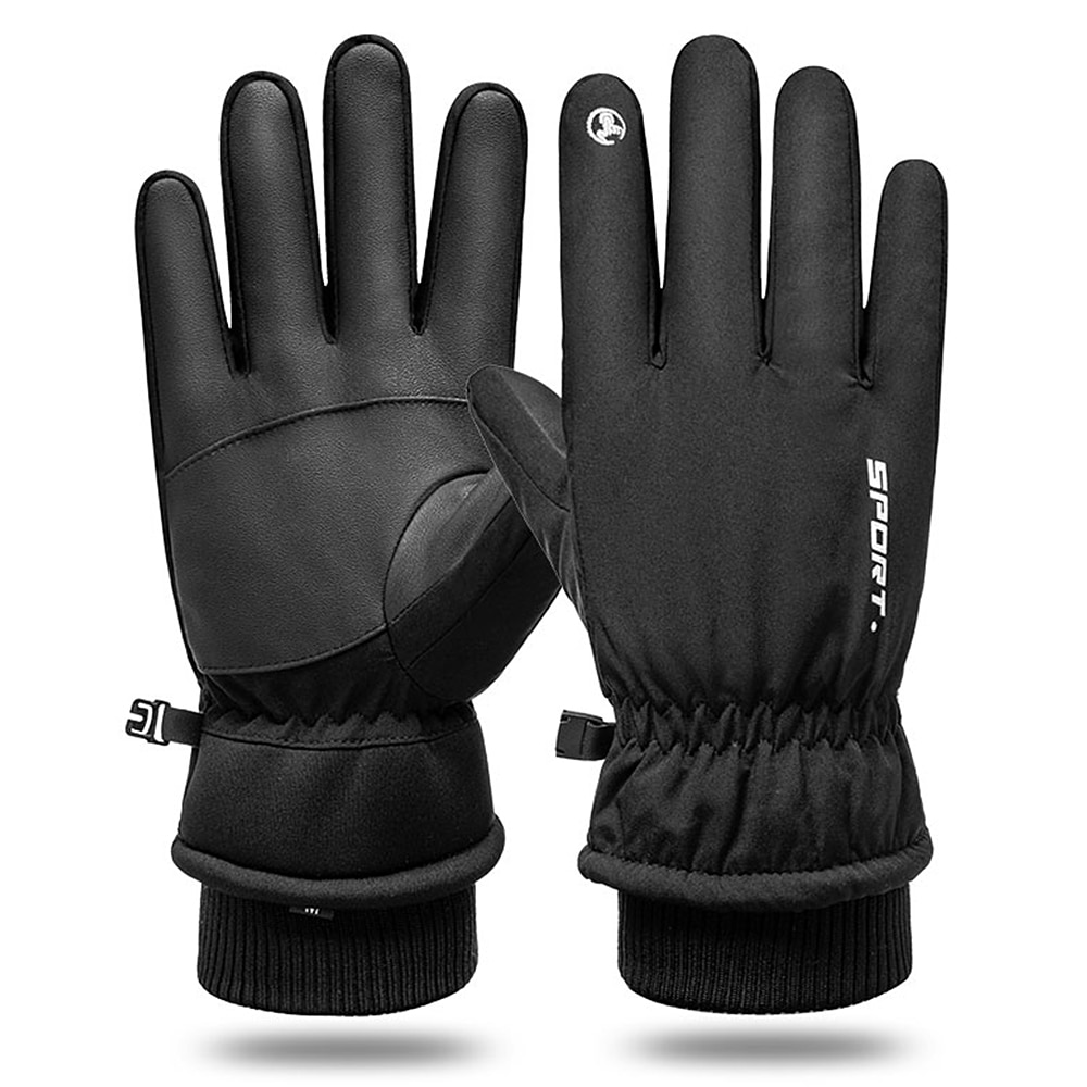 Luvas de inverno quente luvas de neve para homem e mulher: M