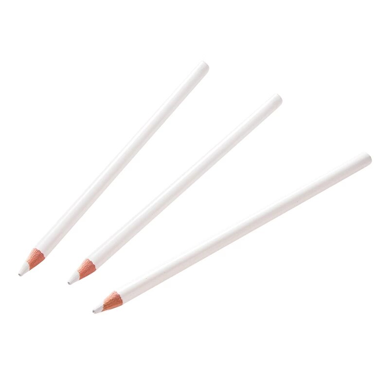 3Pcs White Highlight Sketch Charcoal Pencil Set Standard Special Painting Pencils For School Tool Non-toxic Paint Art Supplies
