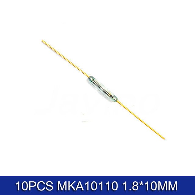 10pz N/O canna interruttore Magnetico 2*14mm Normalmente Aperto interruttore di Induzione Magnetica N/C Normalmente chiuso MKA14103 GPS-14B: 10pezzi MKA10110 / Normally Open