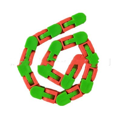 1pc nowe dzieci autyzm wąż puzzle wielokolorowe zwariowane utwory pstryknąć oraz Kliknij zabawki typu denerwować klasyczna zabawka sensoryczna: B