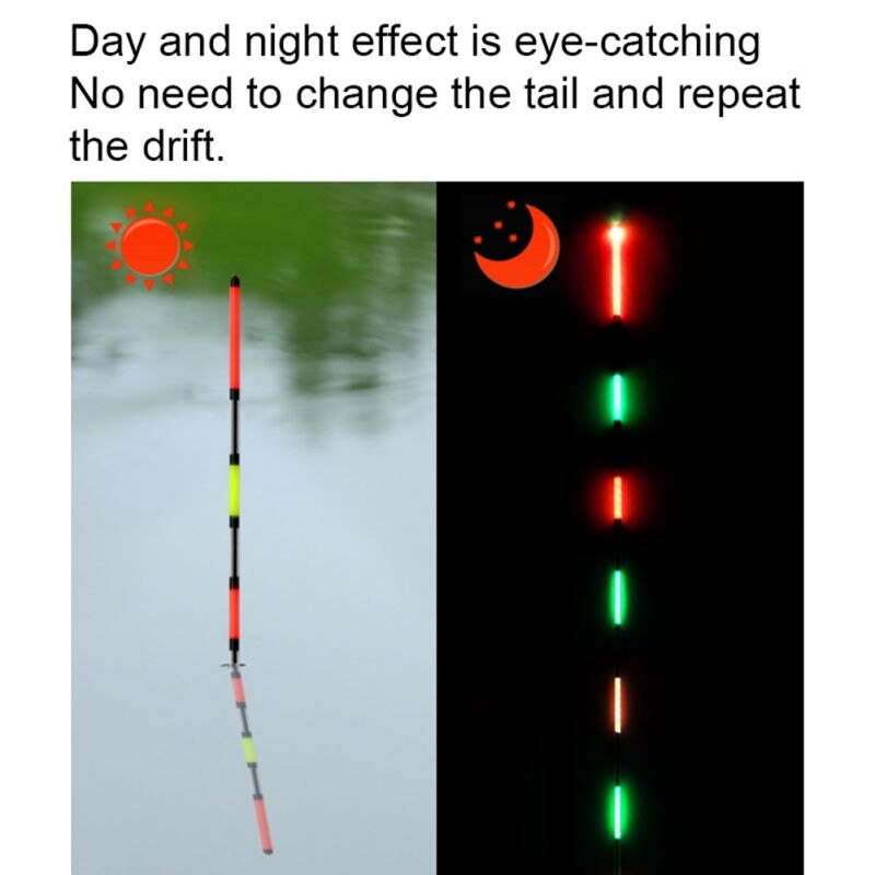 Fish Float Luminous Float Night Fishing Water Shadowless Super Bright Super Sensitive Eye-catching Electronic Floating Float
