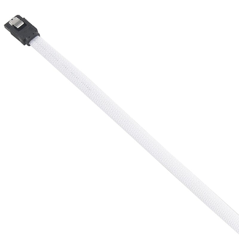 -4x 50cm sata 3.0 iii sata 3 7 -pin-datenkabel, rechtwinklig , 6gb/ s ssd-kabel, hdd-festplatten-datenkabel mit nylonummantelung
