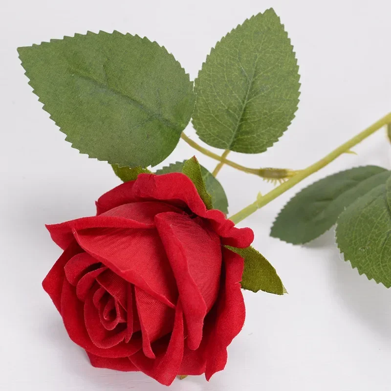 Ramo de flores artificiales, hojas de eucalipto de rosa blanca y roja, decoración de boda, flor falsa de peonía para , de decoración del hogar, 1 Uds.: Rojo