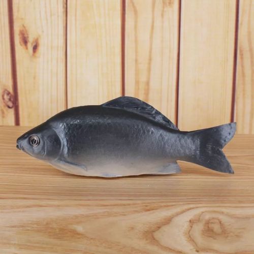 Peces artificiales de imitación para niños, 36 tipos, accesorios educativos para edades tempranas, carpa roja falsa, crisol, alimento para peces