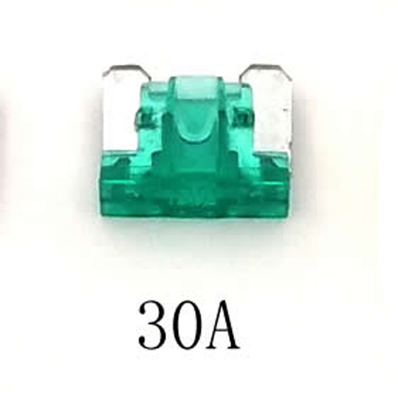10pcs 5A 7.5A 10A 15A 20A 25A 30A Micro Car Fuses For Ford Fox Mondeo Dodge Jeep: Green
