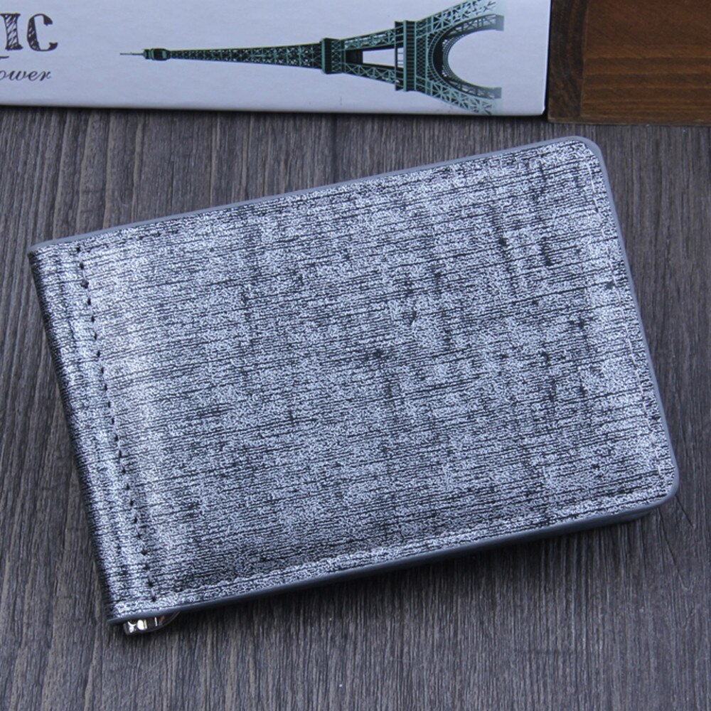 Casual Men's Wallets Men Bifold Business Leather Wallet ID Credit Card Holder Purse Pockets Credit Card Holder Business Male #