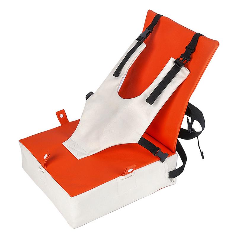 Siège d'appoint pour enfant en bas âge pour une salle à manger facile Double sangles lavable Portable chaise épaisse amovible augmentant le coussin pour bébé enfants
