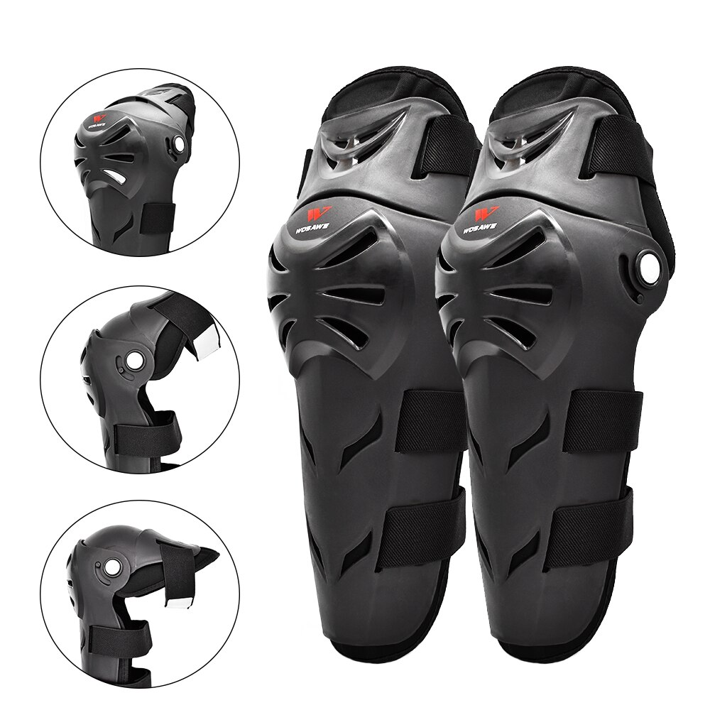 Wosawe voksen motorcykel knæbeskyttere albuebeskyttere moto racing beskyttelsesudstyr ride guard motocross motorcykel knæbeskyttere