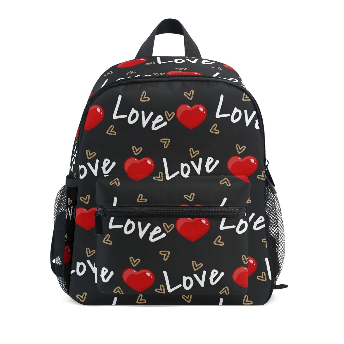 Moda Coração Vermelho Com Amor Texto Mochilas Bonito meninas do Estudante Da Escola Sacos Mochila Meninas Luxo Adolescente do Sexo Feminino Saco Da Senhora Saco de Livro: 02