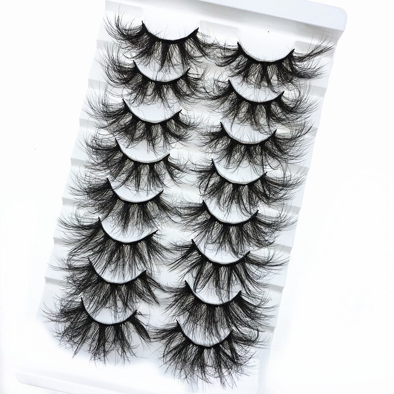 Mink Eyelashes 25mm Lashes Fluffy 3d Mink Lashes Makeup Dramatic Long Natural Eyelashes Eyelash Extension Maquillaje