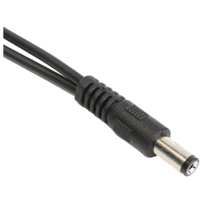 5 Way Pedal Guitar Effects 9V Power Supply Adapter Cable Splitter Black