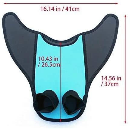 1pcs Anti-Slip Swimming Flippers Adult/Kids Swim Fins Flexible Shoe Swimming Diving Fins Diving Feet Tail