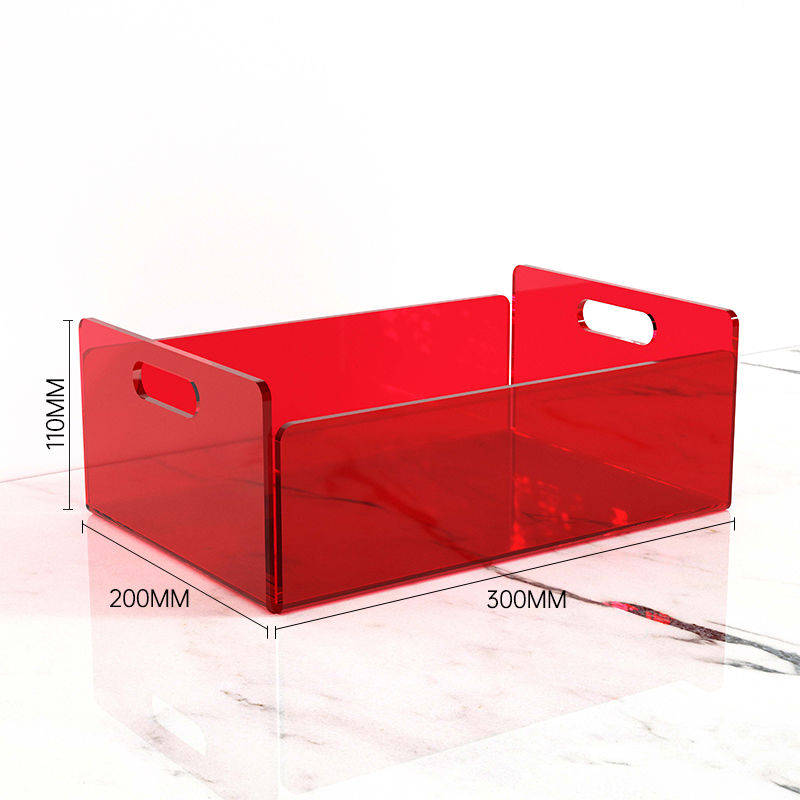 Clear Acrylic Storage Bins for Bathroom Organizer Pantry Storage,Cabinet Organizers Cosmetics Office Stationery Food & Beverage: Yellow