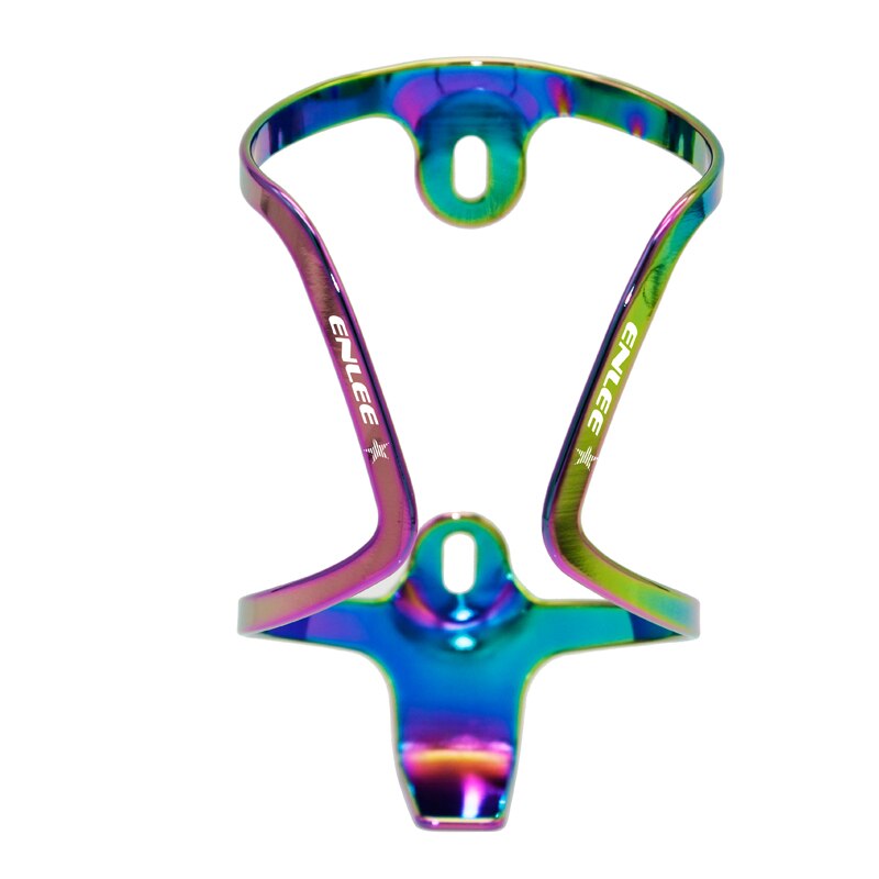 Mini blendende plating fargegradient sykkel aluminium drikkevann flaskeholder stativ for terreng / sammenleggbar sykkel