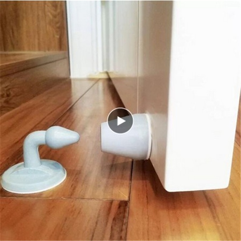 Silica Gel Door Stopper Door Holder Door Sticker Silent Door Sucked Cushion Door Wall Collision Avoidance ABS Wall Protectors