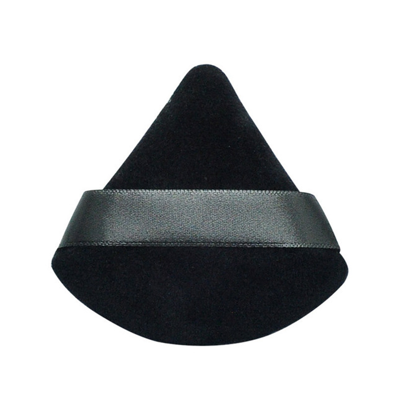 Mini esponja triangular para maquillaje facial, 5/10 Uds., cosméticos, esponja para polvos faciales de algodón suave, herramientas para maquillaje de terciopelo lavables