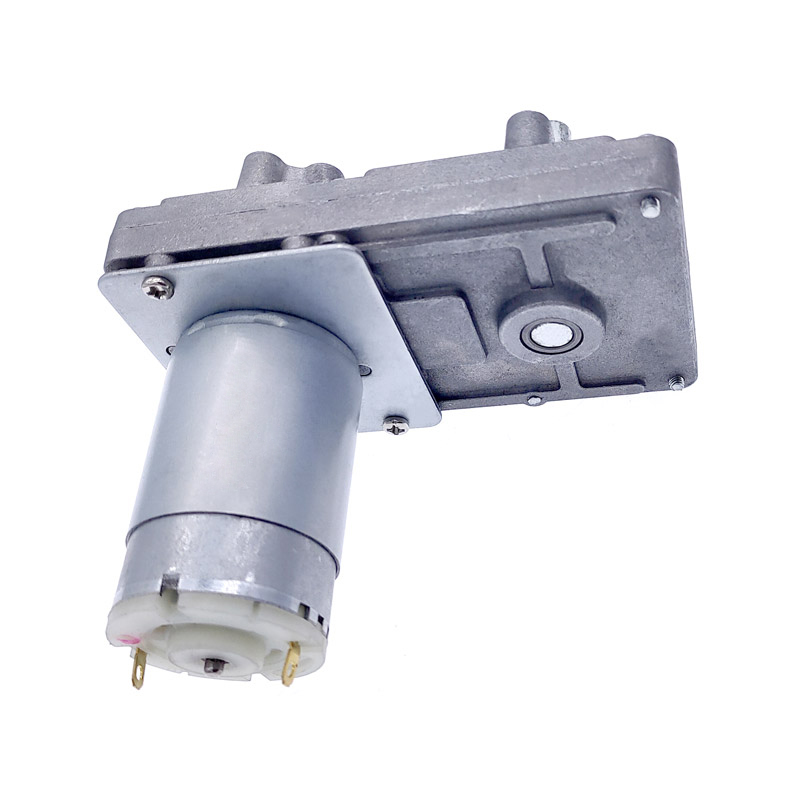 Snäckväxelmotor 12v reducerare 20-157 rpm likström högt vridmoment elmotor metallväxel back självlåsning för automationsutrustning